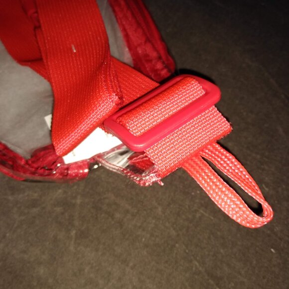 Clear Stadium Belt Bag Red Fanny Pouch - Picture 6 of 8